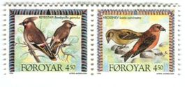 Briefmarken "Vögel". Färöer.