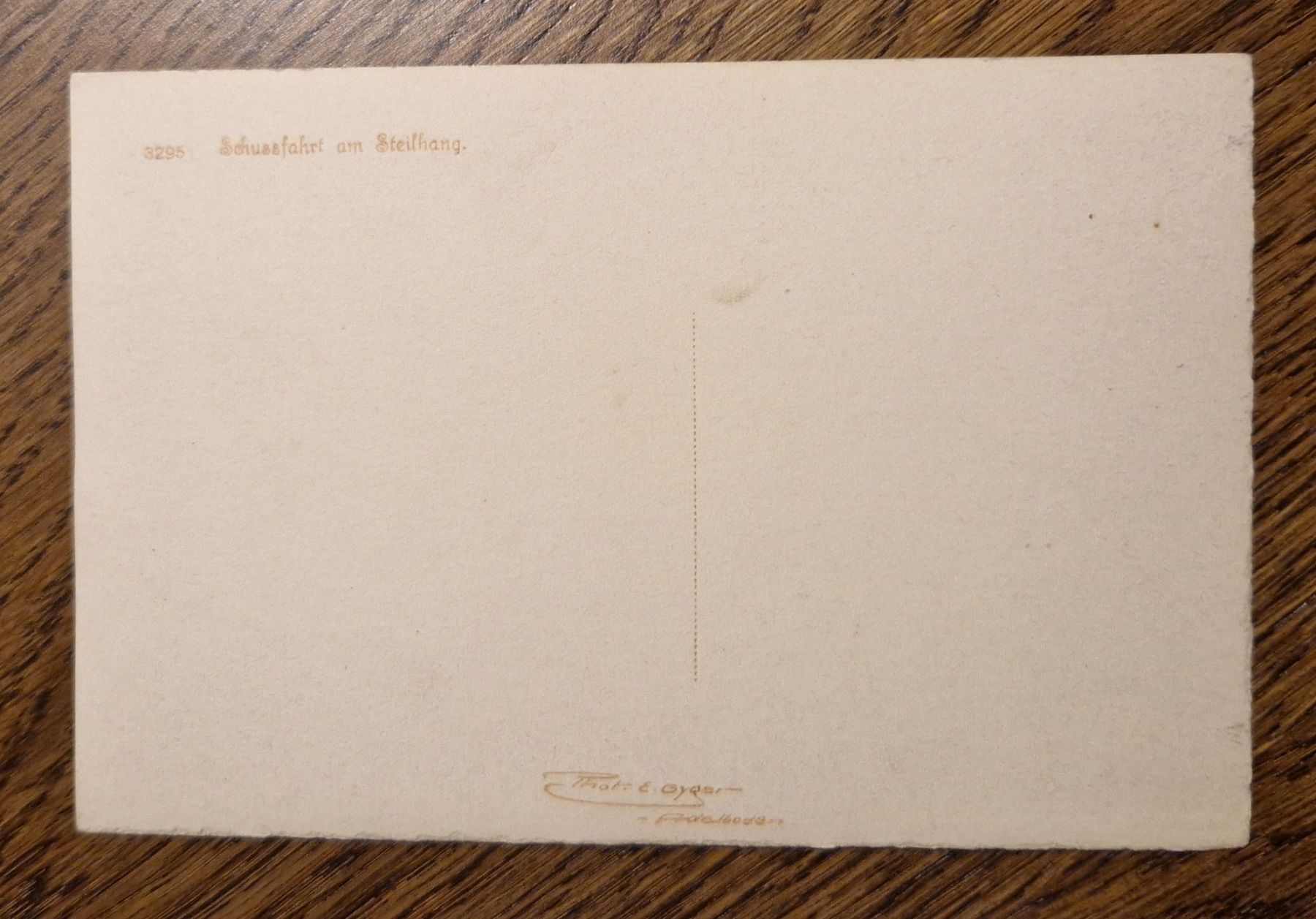 Cartes postales: Schussfahrt am Steilhang – D'occasion à Ebikon par Donar50 1
