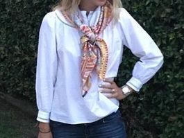 Pablo white shirt top