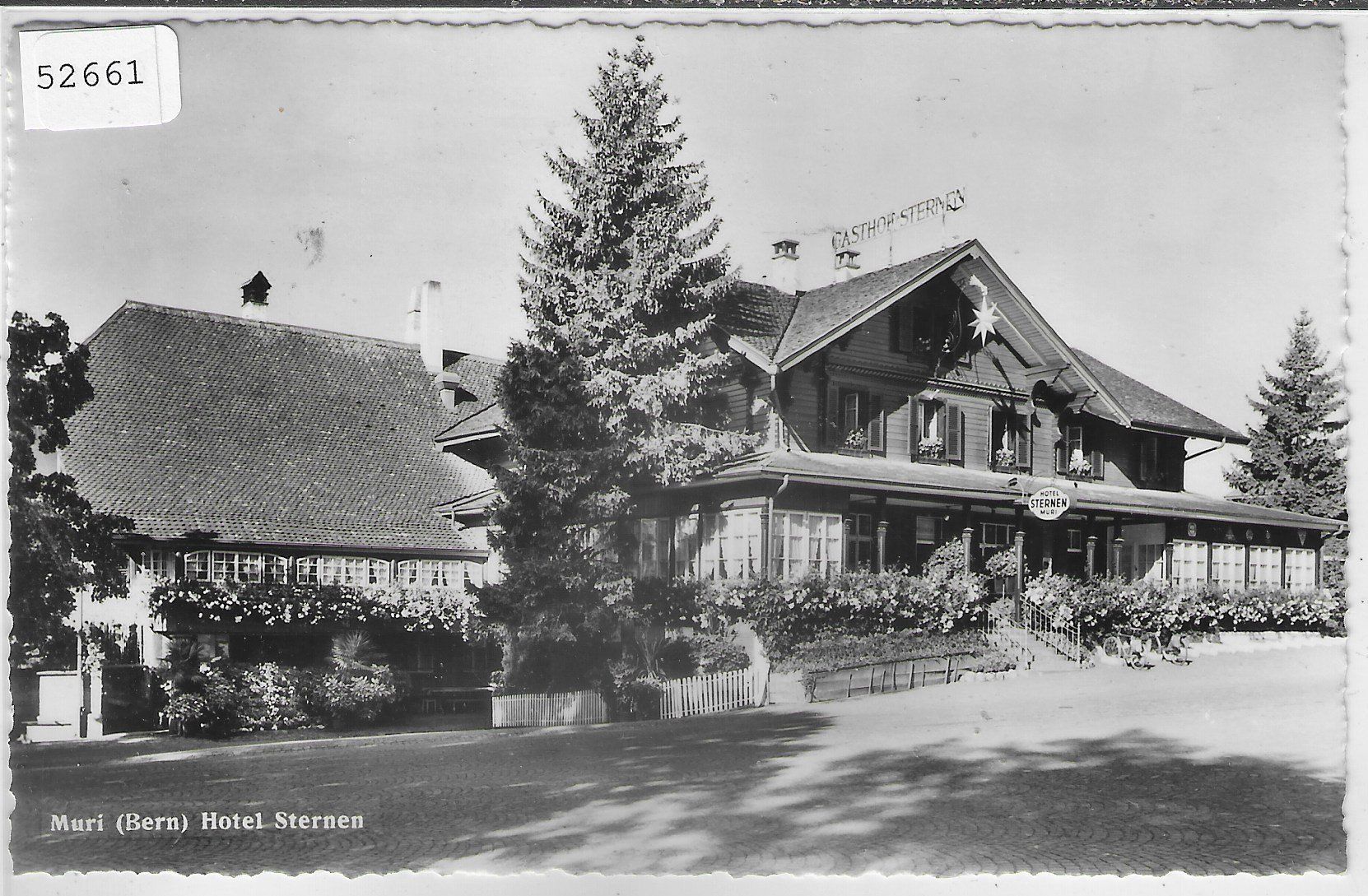 Cartoline postali: Muri BE - Hotel Sternen – Usato da Ettingen venduto da Kartenplanet