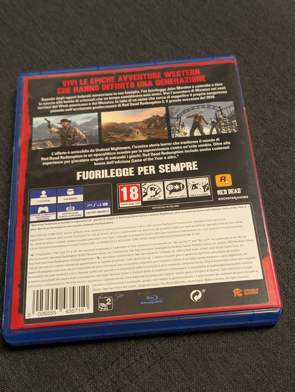 Jeux: Red dead redemption Sony playstation 4 – D'occasion à Giubiasco par Ticinerd 1