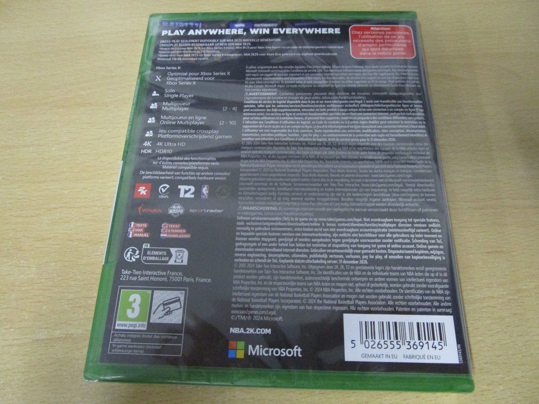 Microsoft Giochi: NBA 2K25 - Xbox One - NEUWARE – Nuovo e nell'imballaggio originale da Goldau venduto da agestuffer 1