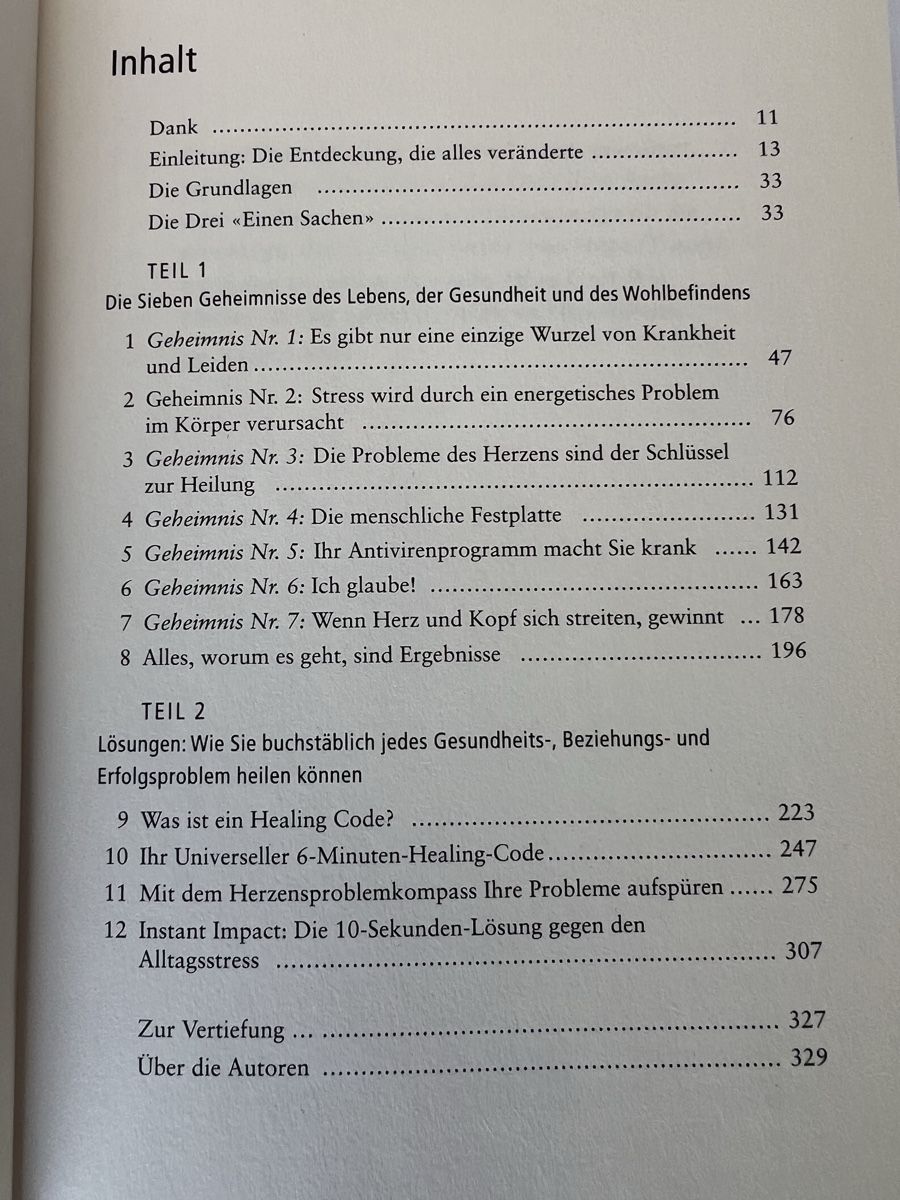 Livres: Der Healing Code: Die 6-Minuten-Heilmethode -Top Zustand! – Neuf (Voir description) à Oberhofen Thun'see par SwissTreasure 4
