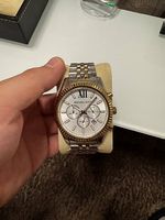 Michael Kors Chronograph Silber/Gold