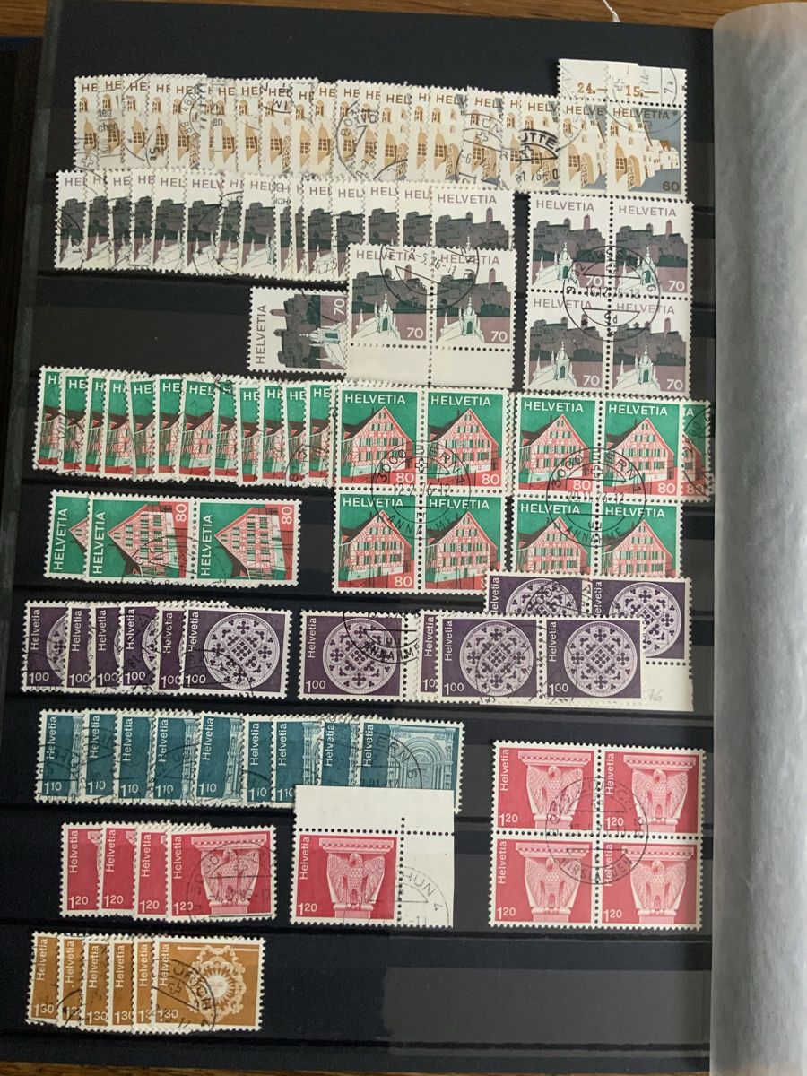 Alle Briefmarken: Briefmarken Schweiz – Gebraucht aus Binningen von chr_cr5n 2