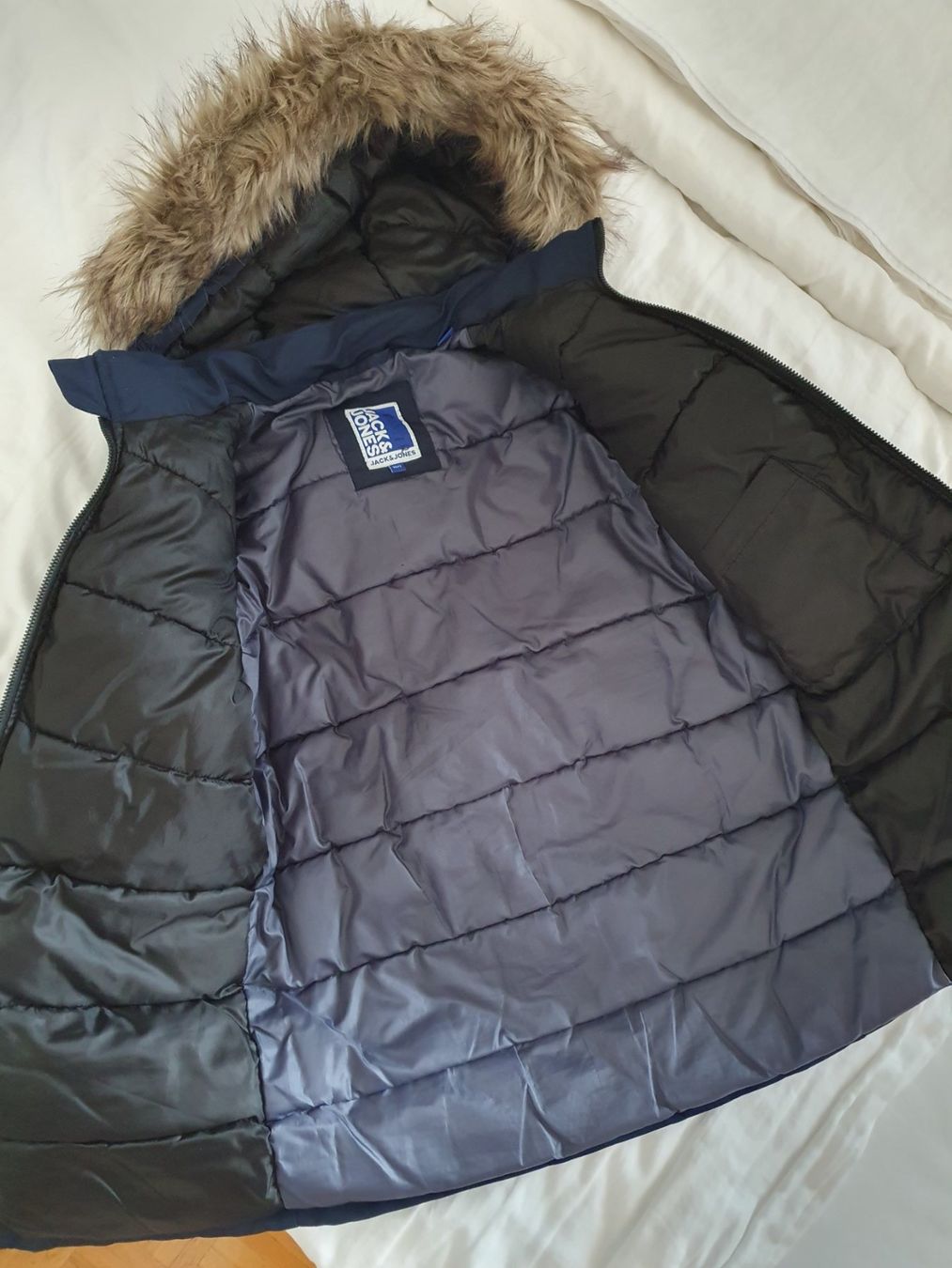 Jack & Jones Giacche: Warme Winterjacke Jack & Jones Gr. 140 – Usato da Genève venduto da sve_kk28 1