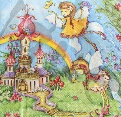 Tovaglioli: Serviette magic fairies (1216) 2Stk. – Nuovo (secondo la descrizione) da Schlatt TG venduto da kreativ-atelier