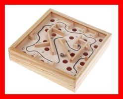 Holz Labyrinth Pocket small Version Maze Kugel Spielzeug