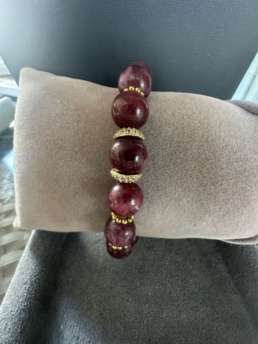 Bracciali & Braccialetti: Armband mit Granat Rodolith  – Nuovo e nell'imballaggio originale da Kriens venduto da Hortensie6 1