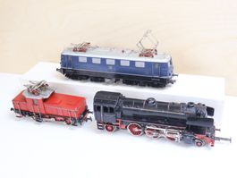 Märklin 3 x Loks H0 1960er - Set