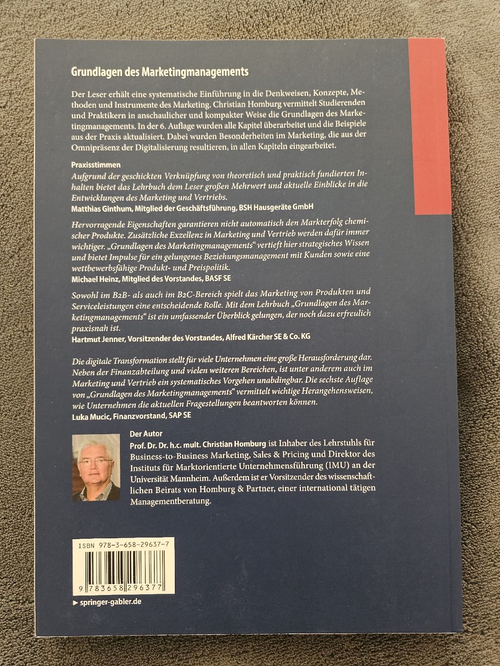 Libri: Marketing Management – Nuovo (secondo la descrizione) da Zürich venduto da bfritig 1