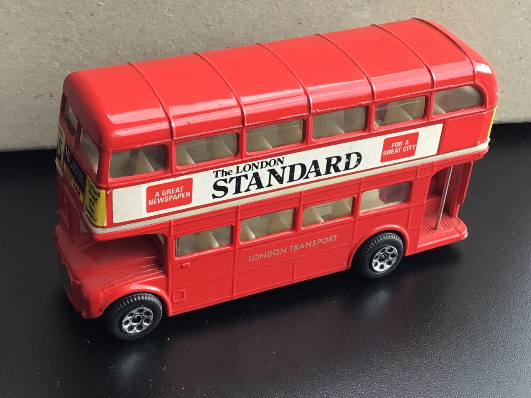 Corgi Toys Modellini d'auto: Roter Londoner Doppeldeckerbus, 1:43corgi – Usato da Männedorf venduto da Modellbau-wyss 1