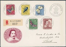 1956 - Pro Juventute - FDC ET - Ersttag Voll Stempel - Luder