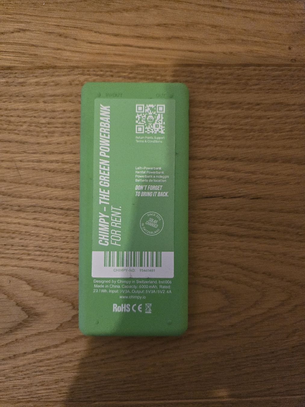 Praktische CHIMPY Powerbank - Ideal für Unterwegs! (Gebraucht) in ...