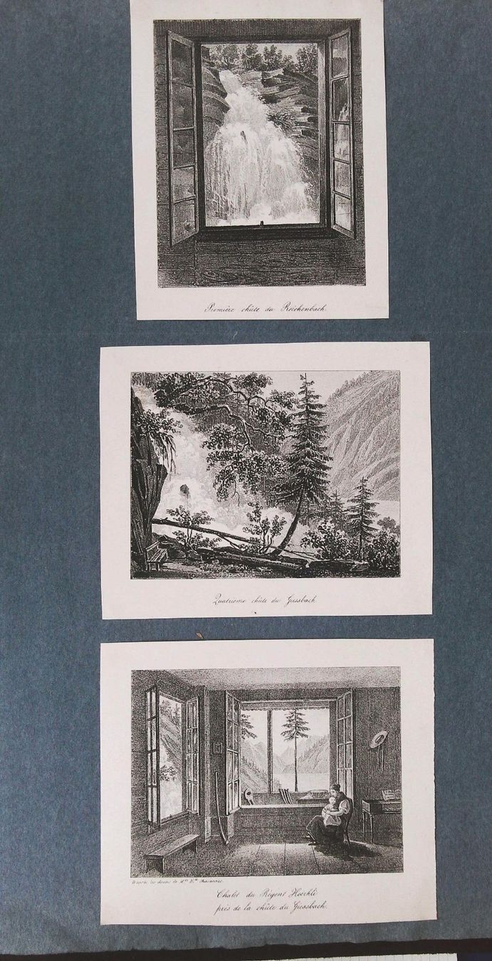 Incisioni: Berner Oberland 12 Lithographien um 1840 – Usato da Rafz venduto da Helvet32
