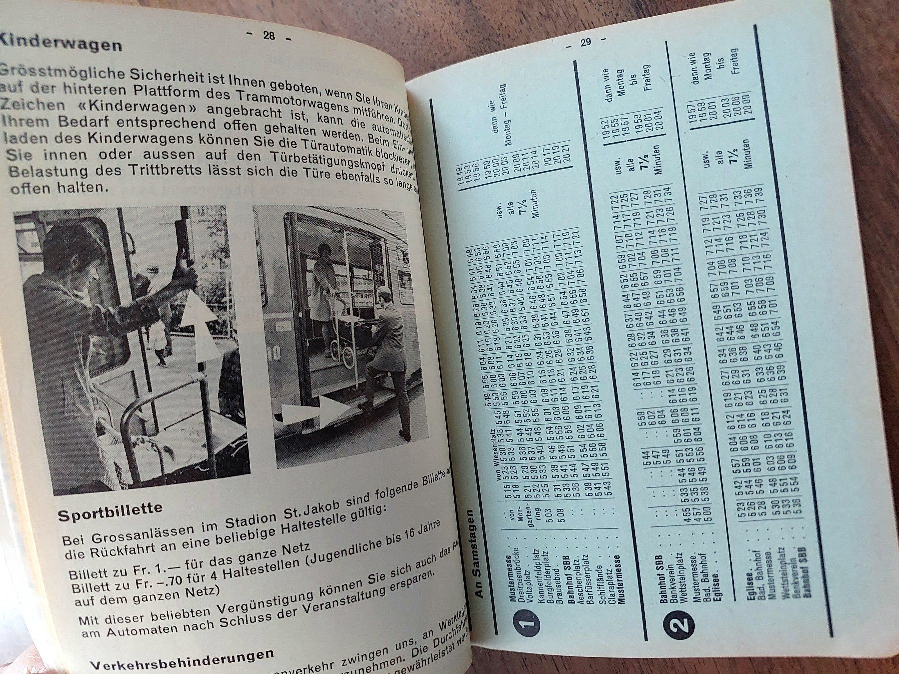 Libri: BVB Fahrplan 1972/73 – Usato da Schönenwerd venduto da Steidi 5