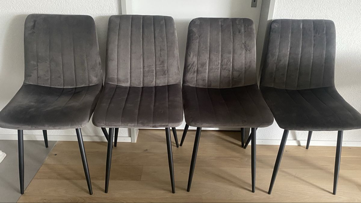 Mömax Stühle: 4 Velourstühle – Gebraucht aus Berg SG von Silversurfer