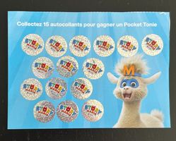 Une carte de collection avec 15 points Story Mania