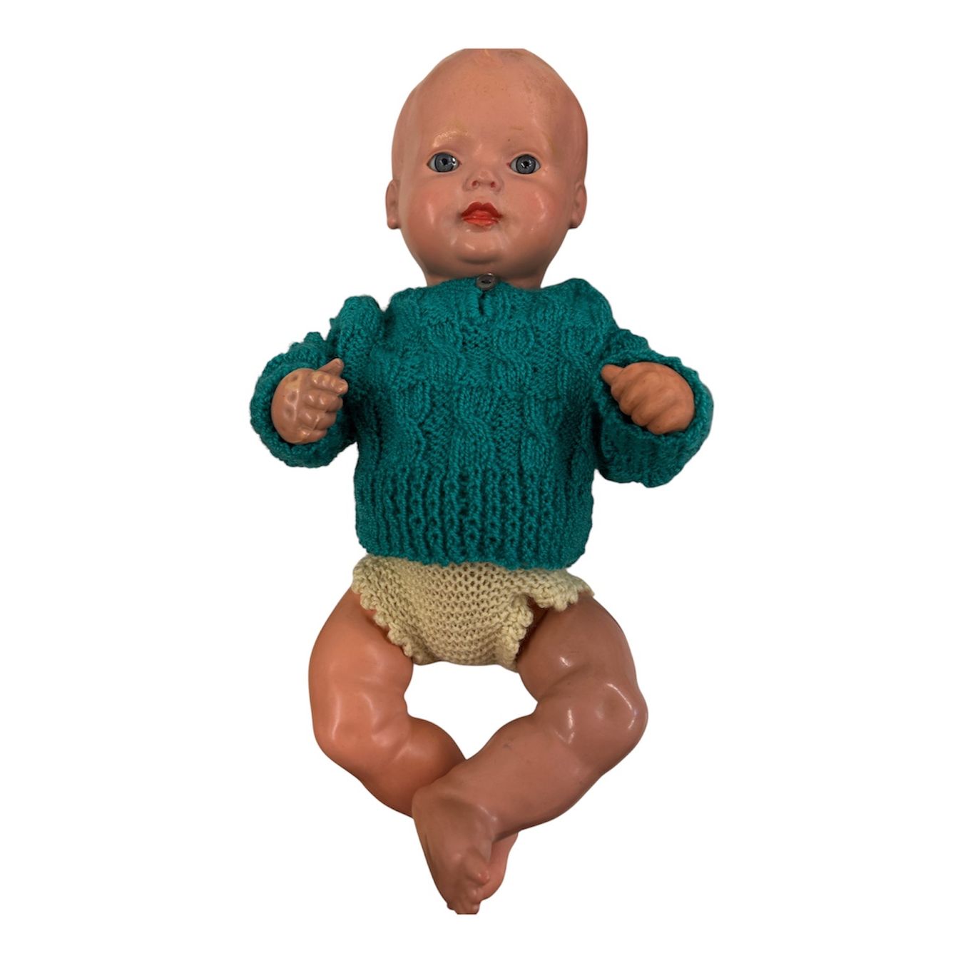 Puppen: Vintage - Schildkröt-Strampelchen - 35 cm gross – Gebraucht aus Pratteln von Dollshop 3