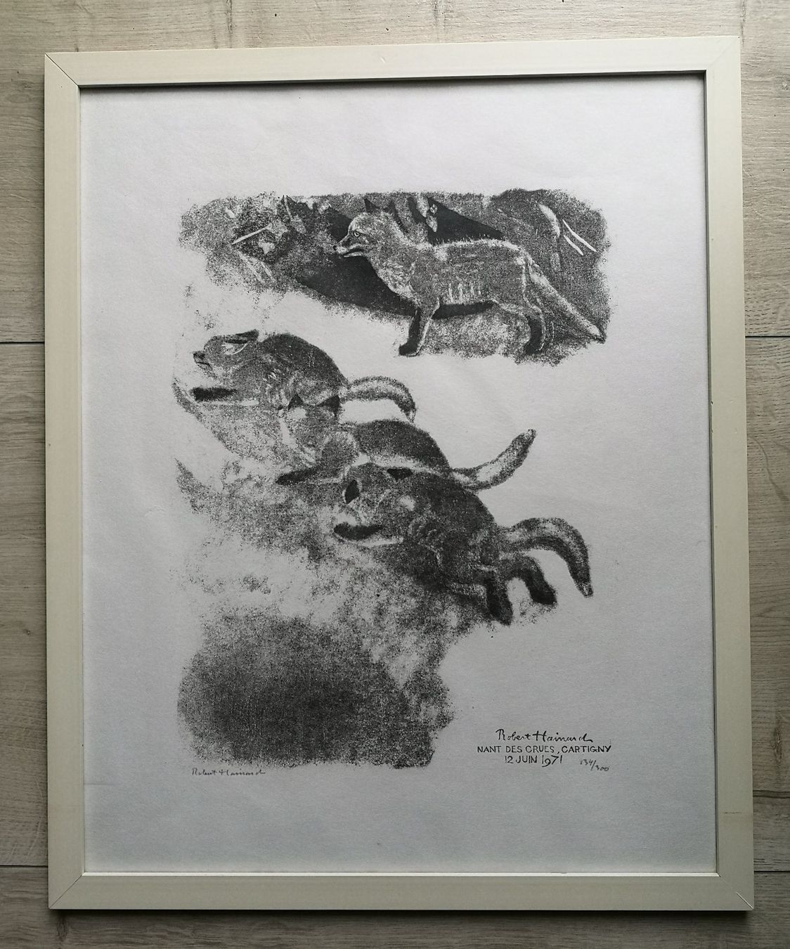 Stiche: Grand bois gravé de Robert Hainard – Gebraucht aus Conthey von Cathlouz 3