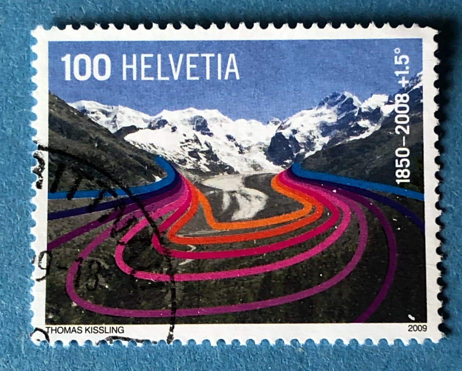 Alle Briefmarken: Nr. 1300  Morteratschgletscher GESTEMPELT 2009   – Gebraucht aus Aarau von Billa007