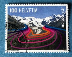 Nr. 1300  Morteratschgletscher GESTEMPELT 2009  