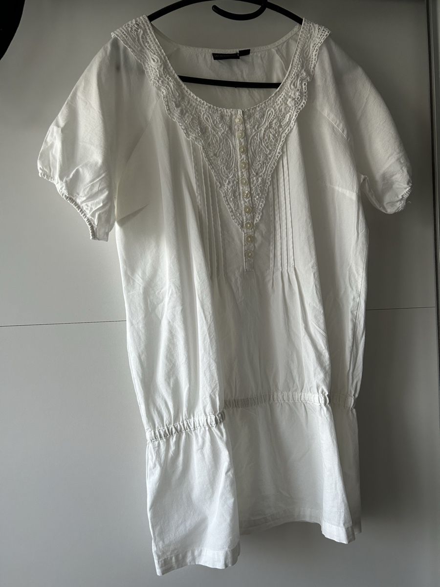 Camicette: Verspielte Bluse weiss – Usato da Rüti ZH venduto da Masken 1