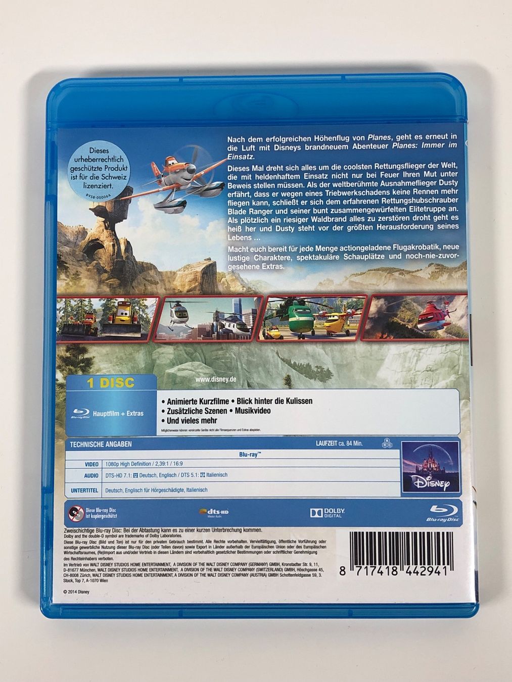 Alle DVDs: Planes 2 - Immer im Einsatz (2014) - Bluray – Gebraucht aus Bern von McFlurry_88 1