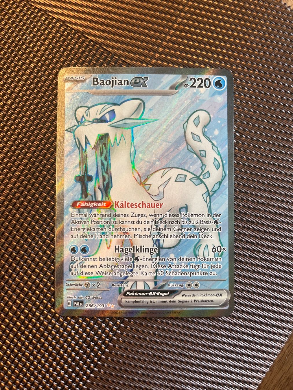 Pokémon Carte collezionabili: Pokemon Baojian Paldea Evolved Fullart Deutsch – Nuovo (secondo la descrizione) da Wabern venduto da Collectfun