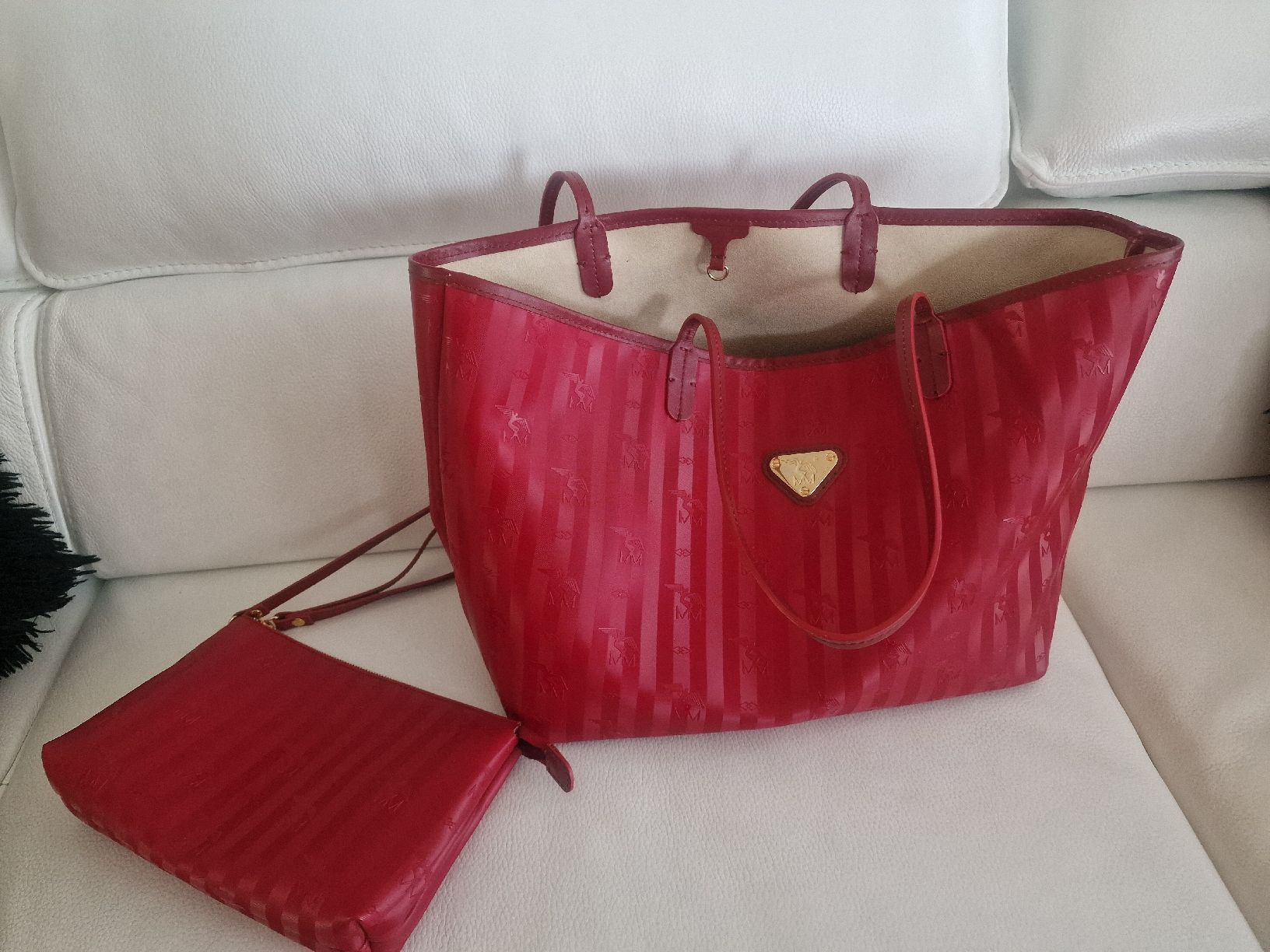 Maison Mollerus Taschen für Damen: Rote Maison Mollerus Shopper Neuwertig! – Gebraucht aus Laufenburg von may_r2st 1