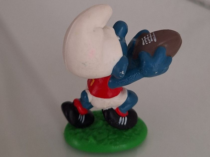 Schleich Figuren: Schlümpfe   Football Schlumpf – Gebraucht aus Sissach von luvama 3