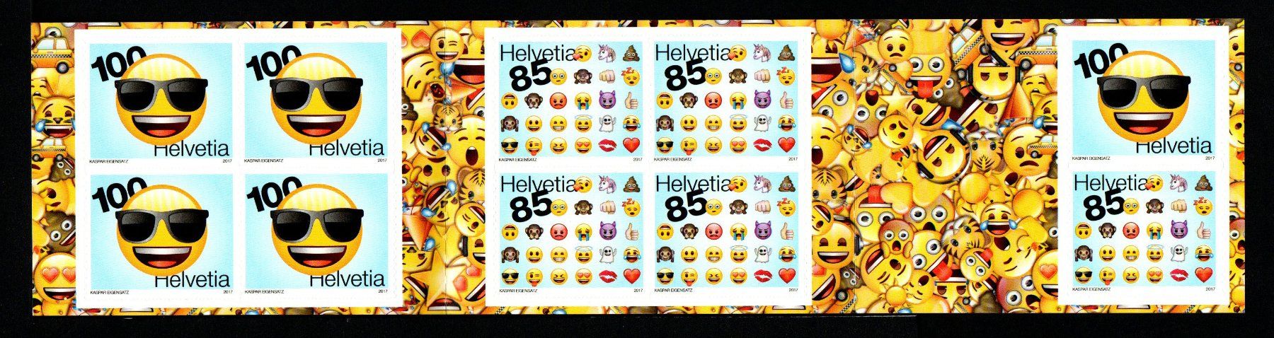 Tutti i francobolli: 2017 Postfrisches Markenheftchen** Emoji Smiley – Nuovo (secondo la descrizione) da Löhningen venduto da Fourbi18