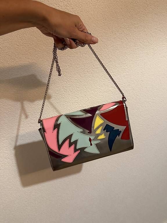 Christian Louboutin Borse da donna: Christian Louboutin - Paloma Clutch Patchwork – Usato da Glattpark(Opfikon) venduto da Lula0905 3