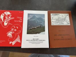 3 alte Glarner-Bücher 📕 📚