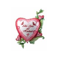 Traumhafter Folienballon zur Hochzeit