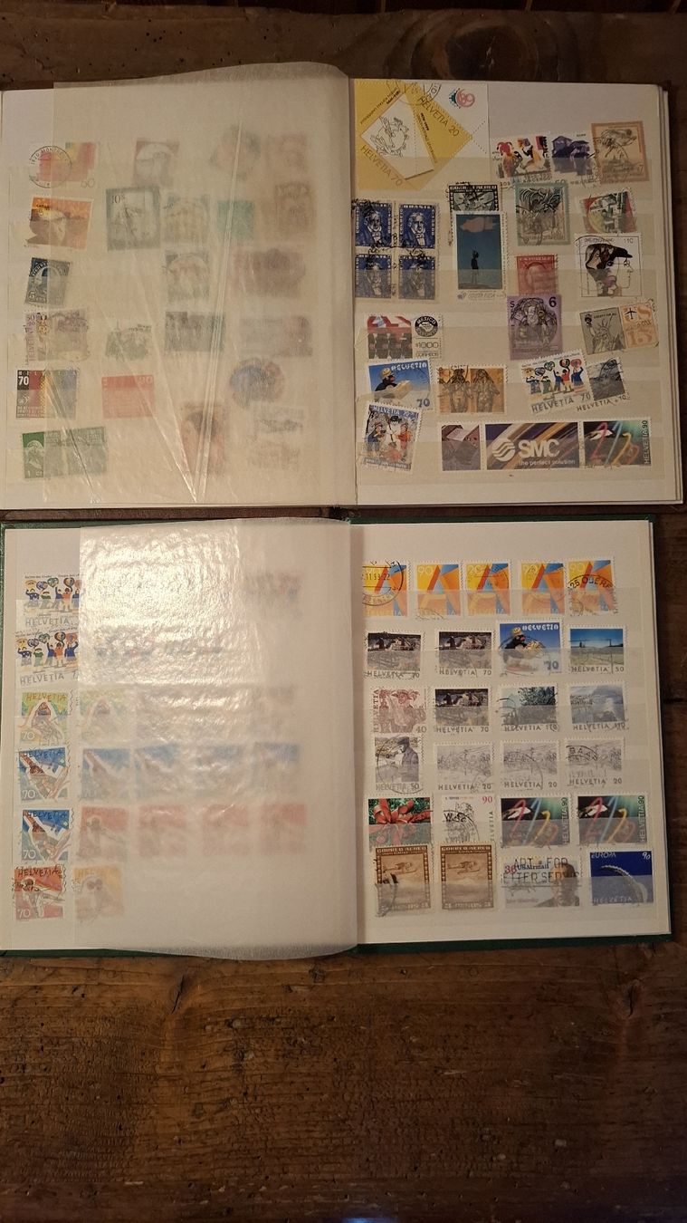 Alben: Briefmarkenalbum Sammlung – Gebraucht aus Ebnat-Kappel von Aibur 2