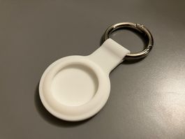 Schlüsselanhänger, Airtag Hülle, Air Tag Hülle, weiss