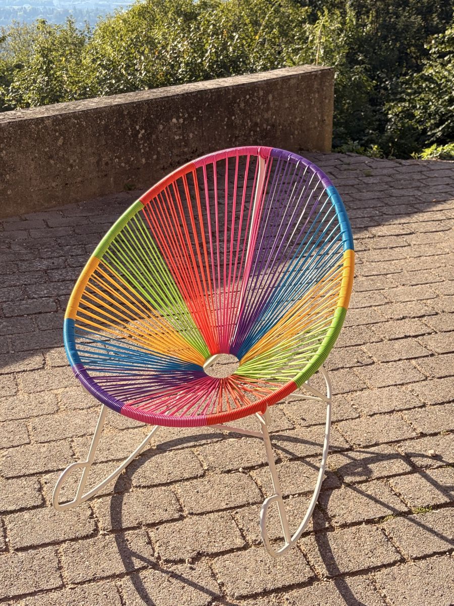 Poltrone: Acapulco Schaukelstuhl Rainbow Flag – Usato da Evilard venduto da tamino_biel 1