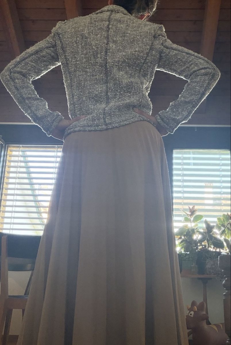 Giacche: Second Female Jacket Grey Tweed Moto Style – Usato da Zürich venduto da FStewart 3