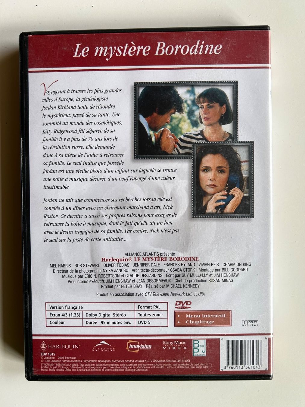 Tutti i DVDs: LE MYSTÈRE BORODINE – Usato da St-Cierges venduto da Crisi53 1
