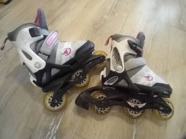 Rollerblades in der Grösse verstellbar (Gr. 28 - Gr. 32)