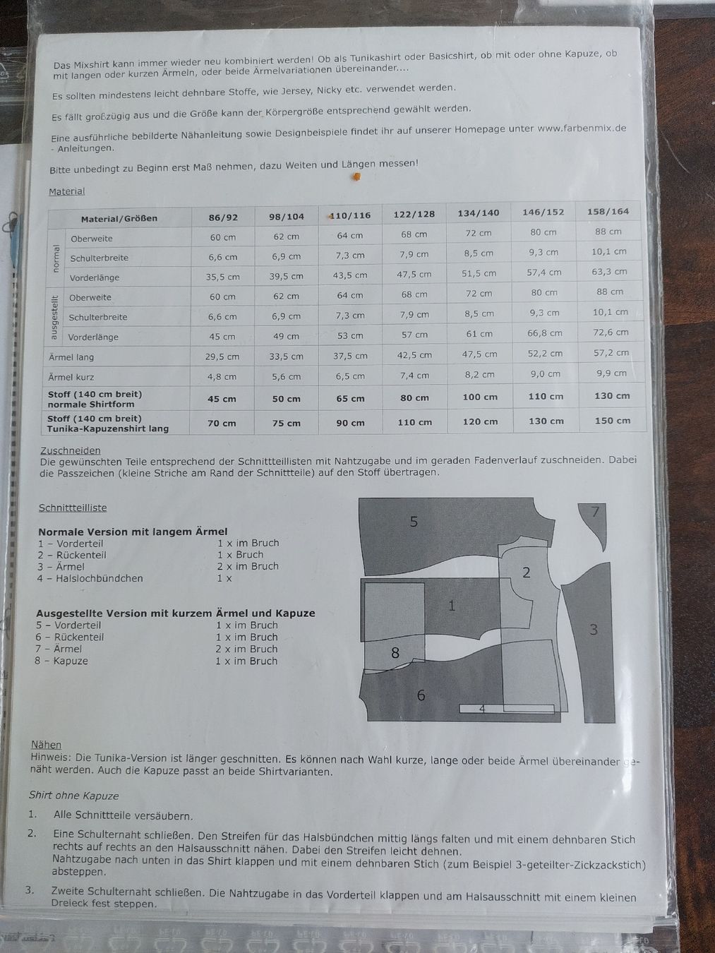 Bücher: schnittmuster von Farbenmix und homemade – Gebraucht aus Effretikon von swobdo 3