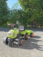 Rutschauto Traktor Claas mit Anhänger