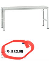 neuer Werkbank Manuflex Grundtisch UNIVERSAL Standard, Tisch