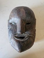 "Schamanenmaske" Holz, handgeschnitzt "Magar Volk" aus Nepal