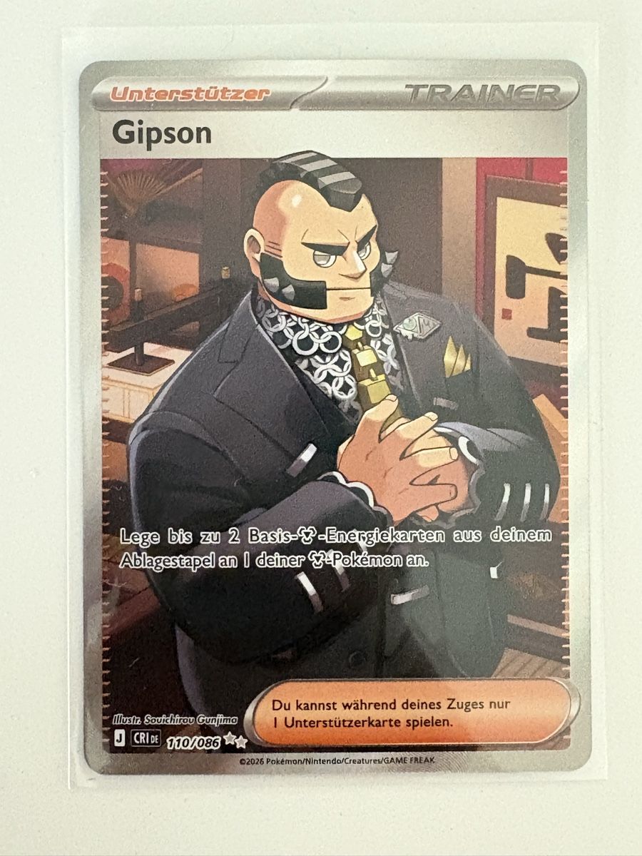Pokémon Carte collezionabili: Gipson Trainer, Chaos Rising, Pokémon DE – Nuovo (secondo la descrizione) da Basel venduto da Michele4123