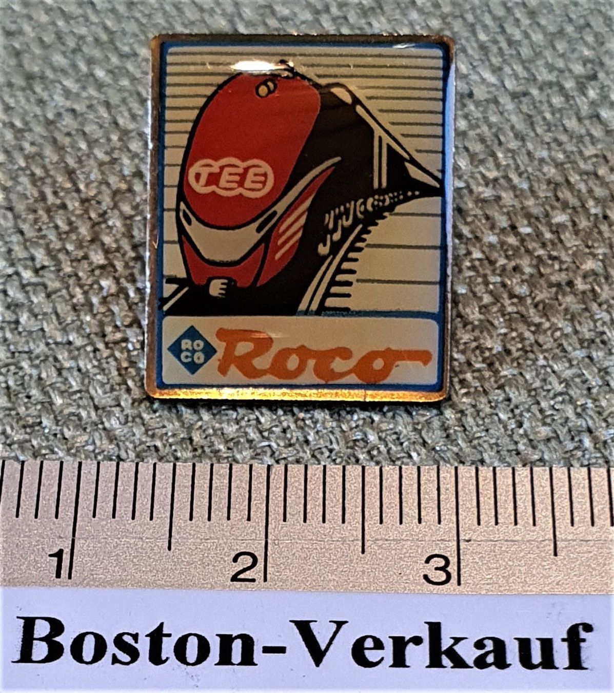 Modellini di ferrovie: B085 - Pin Modelleisenbahn Roco TEE – Usato da Reinach BL venduto da Boston-Verkauf 1
