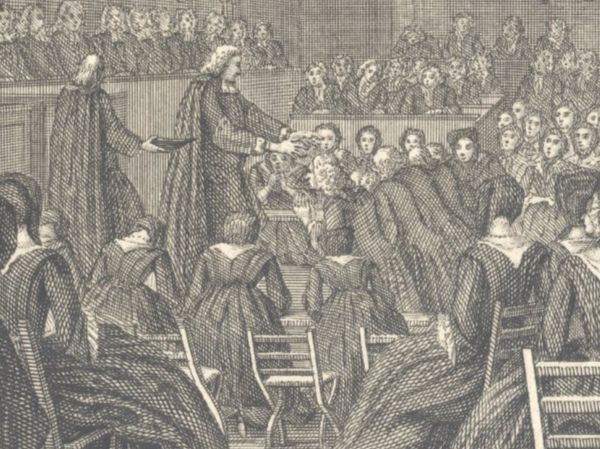 Incisioni: Mennoniten: Le BAPTEME des MENNONITES,  gravure 18e siècle – Usato da Biel/Bienne venduto da 07helios032 1