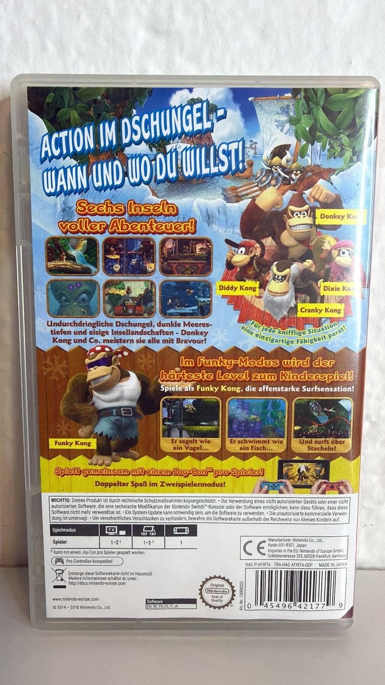 Giochi: Donkey Kong Tropical Freeze Switch - Top Spiel – Usato da Ehrendingen venduto da lax21 1