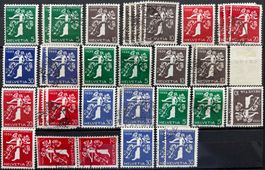 1939 Landi 3sprachig Zst228-239**/gest. SBK 336.- ab 15.-